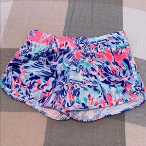 Lily Pulitzer Velvet Shorts
